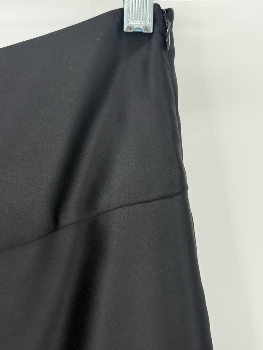 VTG BCBG Maxazria Black Satin Tiered Maxi Skirt High Waist A-Line Long Skirt - Picture 10 of 14